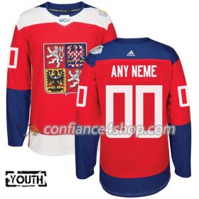 Adidas Maillot de Hockey République tchèque Personnaliser Coupe du monde de hockey sur glace 2016 Rouge - Enfant